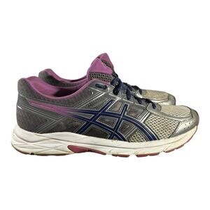 ASICS Gel-Contend 4 Women’s Running Shoes Gray Purple Size 10